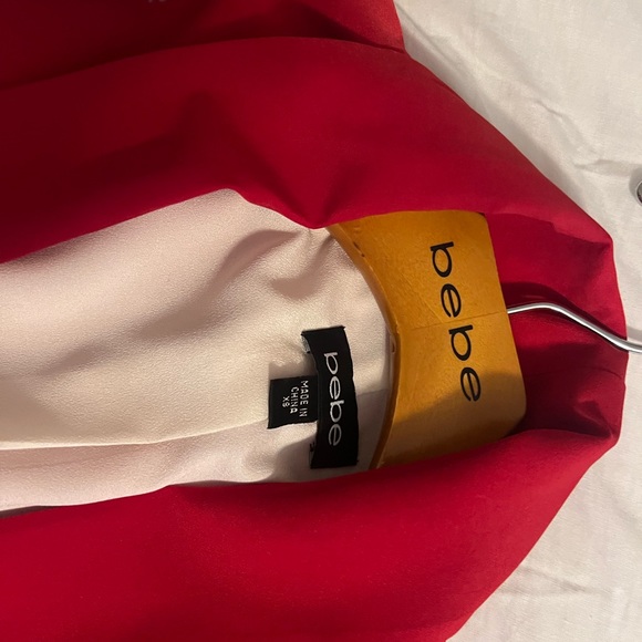 Red Bebe crop jacket size xs - Picture 2 of 2